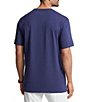 Color:Boathouse Navy - Image 2 - Big & Tall Classic-Fit Short-Sleeve Cotton Jersey V-Neck T-Shirt