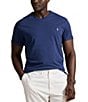 Polo Ralph Lauren Big & Tall Classic Fit Short Sleeve Cotton Jersey V-Neck T-Shirt, Color:Rustic Navy - Image 1