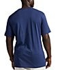 Polo Ralph Lauren Big & Tall Classic Fit Short Sleeve Cotton Jersey V-Neck T-Shirt, Color:Rustic Navy - Image 2