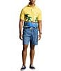 Color:Club Sail Engineered - Image 3 - Big & Tall Classic-Fit Short Sleeve Tropical Mesh Polo Shirt