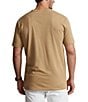 Color:Cafe Tan - Image 2 - Big & Tall Classic Fit Short Sleeve V-Neck T-Shirt