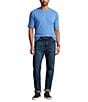 Color:Summer Blue - Image 3 - Big & Tall Classic Fit Short Sleeve V-Neck T-Shirt