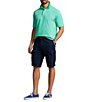 Color:New Sunset Green - Image 3 - Big & Tall Classic-Fit Short-Sleeve Cotton Mesh Polo Shirt