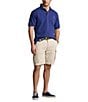 Color:Beach Royal - Image 3 - Big & Tall Classic Fit Solid Cotton Mesh Polo Shirt