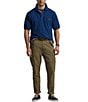 Polo Ralph Lauren Big & Tall Classic Fit Solid Cotton Mesh Polo Shirt, Color:Medium Indigo - Image 3