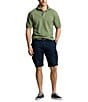 Color:Cargo Green Heather - Image 3 - Big & Tall Classic Fit Solid Cotton Mesh Polo Shirt