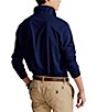Color:French Navy - Image 2 - Classic-Fit Soft Cotton Long-Sleeve Polo Shirt