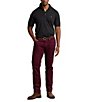 Color:Rich Ruby - Image 3 - Big & Tall Classic Fit Stretch Sateen Pants
