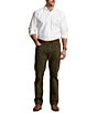 Color:Dark Loden - Image 3 - Big & Tall Classic Fit Stretch Sateen Pants