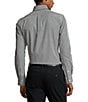 Color:Polo Black/White - Image 2 - Big & Tall Classic Fit Striped Stretch Poplin Shirt