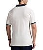 Polo Ralph Lauren Big & Tall Classic Fit Tipped Mesh Short Sleeve Polo Shirt, Color:White/Antique Green - Image 2