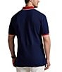 Polo Ralph Lauren Big & Tall Classic Fit Tipped Mesh Short Sleeve Polo Shirt, Color:Newport Navy/RL 2000 Red - Image 2