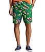 Color:Surfer Bear - Image 1 - Big & Tall Classic Fit Traveler Polo Bear 6.5#double; Inseam And 7.5#double; Inseam Swim Trunks