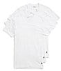 Color:White - Image 1 - Big & Tall Classic Fit V-Neck T-Shirts 3-Pack