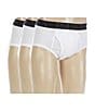 Color:White - Image 1 - Big & Tall Classic Stretch Boxer Briefs 3-Pack