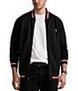 Polo Ralph Lauren Big & Tall Double-Knit Racing Bomber Jacket, Color:Polo Black Multi - Image 1