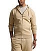 Color:Classic Khaki - Image 1 - Big & Tall Double-Knit Full-Zip Hoodie
