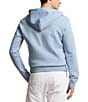 Color:Vessel Blue - Image 2 - Big & Tall Double-Knit Full-Zip Hoodie