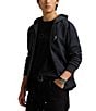Polo Ralph Lauren Big & Tall Double-Knit Full-Zip Hoodie, Color:Black Marl Heather - Image 1