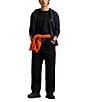 Polo Ralph Lauren Big & Tall Double-Knit Full-Zip Hoodie, Color:Black Marl Heather - Image 3