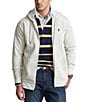 Color:Light Sport Heather - Image 1 - Big & Tall Double-Knit Full-Zip Hoodie