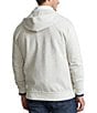 Color:Light Sport Heather - Image 2 - Big & Tall Double-Knit Full-Zip Hoodie