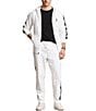 Color:White Multi - Image 3 - Big & Tall Double-Knit Mesh Hoodie