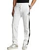 Color:White Multi - Image 1 - Big & Tall Double-Knit Mesh Track Pants