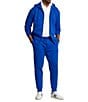 Color:Sapphire Star - Image 3 - Big & Tall Double-Knit Track Pants