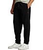 Color:Polo Black - Image 1 - Big & Tall Double-Knit Track Pants