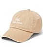 Color:Cafe Tan - Image 1 - Big & Tall Embroidered Twill Ball Cap