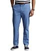 Color:Nimes Blue - Image 1 - Big & Tall Flat Front Stretch Chino Pants