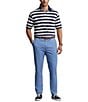 Color:Nimes Blue - Image 3 - Big & Tall Flat Front Stretch Chino Pants