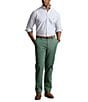 Color:Washed Forest - Image 3 - Big & Tall Flat Front Stretch Chino Pants