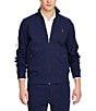 Color:Navy - Image 1 - Big & Tall Full-Zip Track Jacket
