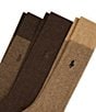 Polo Ralph Lauren Big & Tall Gents Pattern Socks 3-Pack - Image 2