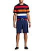 Color:Newport Navy - Image 3 - Big & Tall Kailua 8.5#double; And 9.5#double; Inseam Swim Trunks