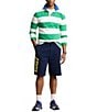 Color:Cruise Navy - Image 3 - Big & Tall Logo 10.5#double; Inseam and 12.5#double; Inseam Double-Knit Shorts