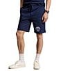 Color:Cruise Navy - Image 1 - Big & Tall Logo 10.5#double; Inseam and 12.5#double; Inseam Fleece Shorts