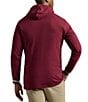 Polo Ralph Lauren Big & Tall Long Sleeve Hoodie T-Shirt, Color:Vintage Port Heather - Image 2