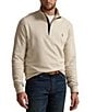 Polo Ralph Lauren Big & Tall Luxury Jersey Quarter-Zip Pullover, Color:Expedition Dune Heather - Image 1