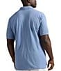 Polo Ralph Lauren Big & Tall Mesh Short Sleeve Polo Shirt, Color:Channel Blue - Image 2