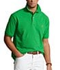 Color:Preppy Green - Image 1 - Big & Tall Mesh Short Sleeve Polo Shirt