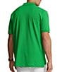 Color:Preppy Green - Image 2 - Big & Tall Mesh Short Sleeve Polo Shirt