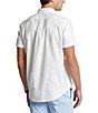 Color:White - Image 2 - Big & Tall Oxford Short-Sleeve Woven Shirt
