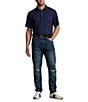 Color:French Navy - Image 3 - Big & Tall Performance Stretch Short-Sleeve Polo Shirt