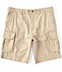 Color:Tan - Image 1 - Big & Tall Relaxed-Fit Classic Cargo 10#double; Inseam Shorts