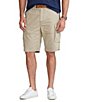 Color:Tan - Image 3 - Big & Tall Relaxed-Fit Classic Cargo 10#double; Inseam Shorts