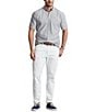 Polo Ralph Lauren Big & Tall Short Sleeve Oxford Woven Shirt, Color:Slate - Image 3