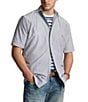 Polo Ralph Lauren Big & Tall Short Sleeve Oxford Woven Shirt, Color:Slate - Image 1